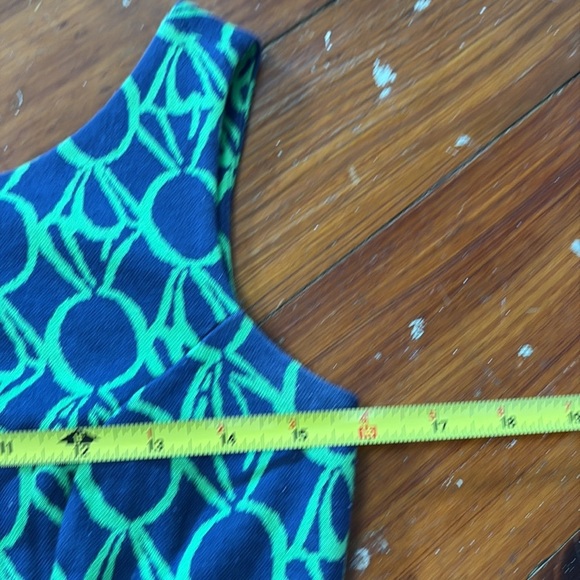 Lilly Pulitzer Evie dress in Ring Pop green navy blue size XS Stretchy - Picture 4 of 7